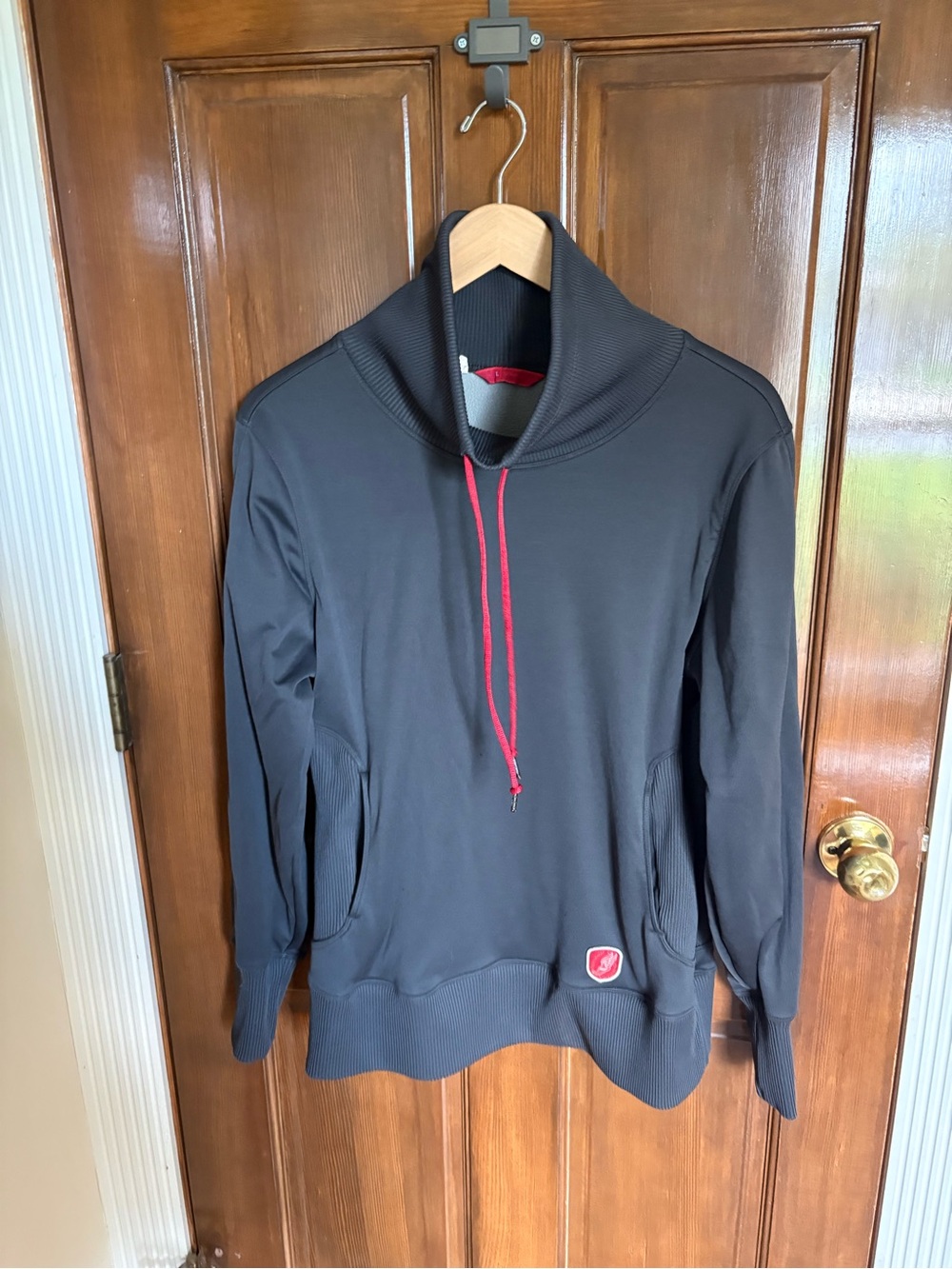 Saucony Black Cowl Neck Hoodie